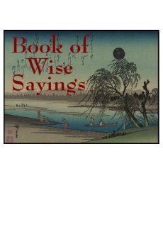 Book of Wise Sayings