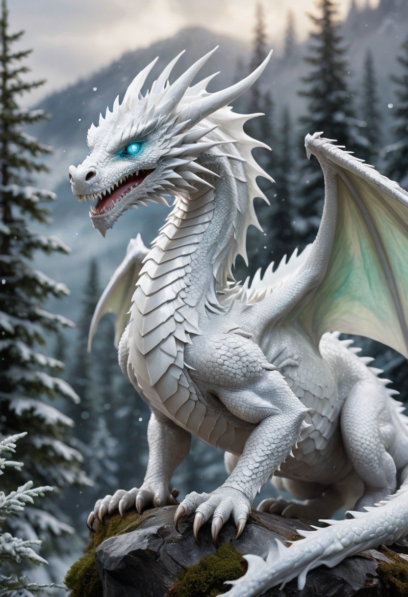 Pre-Conjure White Dragon (image for) Pre-Conjure White Dragon