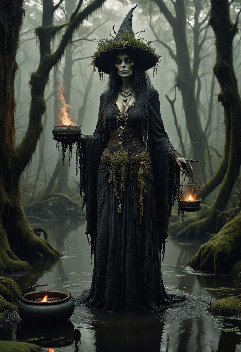 Pre-Conjure Bayou Human Witch (image for) Pre-Conjure Bayou Human Witch