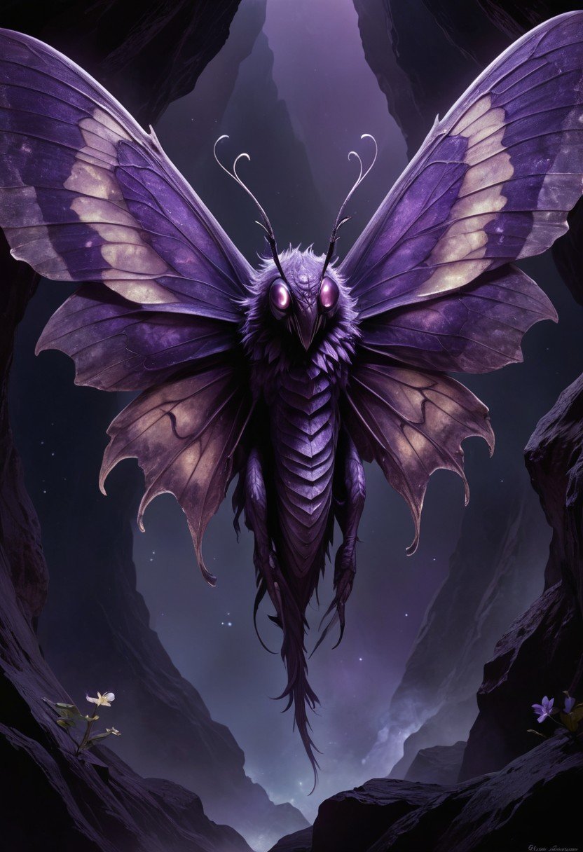 Pre-Conjure Mothman Demon from the Caverns BA (image for) Pre-Conjure Mothman Demon from the Caverns BA