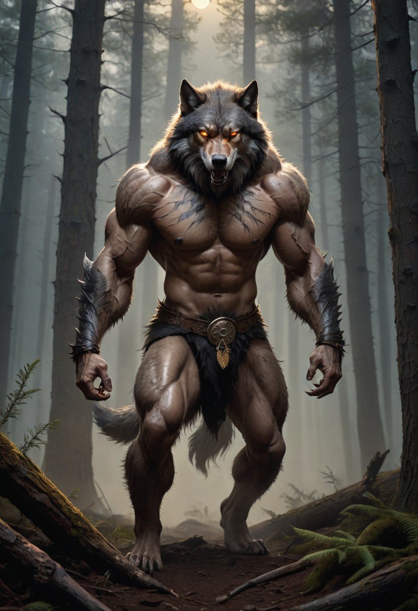 Pre-Conjure Were-Wolf (image for) Pre-Conjure Were-Wolf