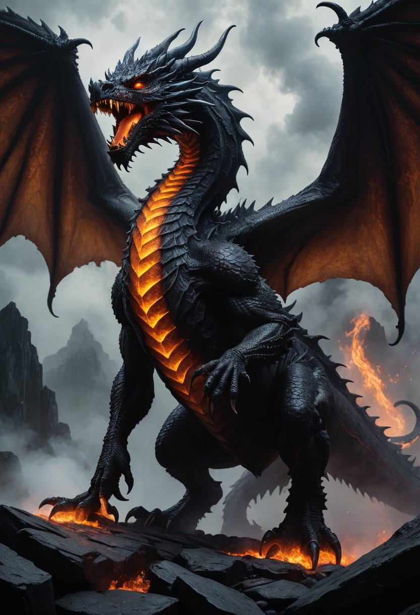 Pre-Conjure Demonic Black Dragon BA (image for) Pre-Conjure Demonic Black Dragon BA