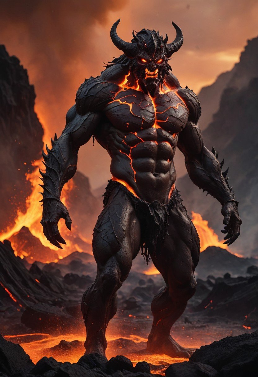 Pre-Conjure Lake of Fire Demon Very DA (image for) Pre-Conjure Lake of Fire Demon Very DA
