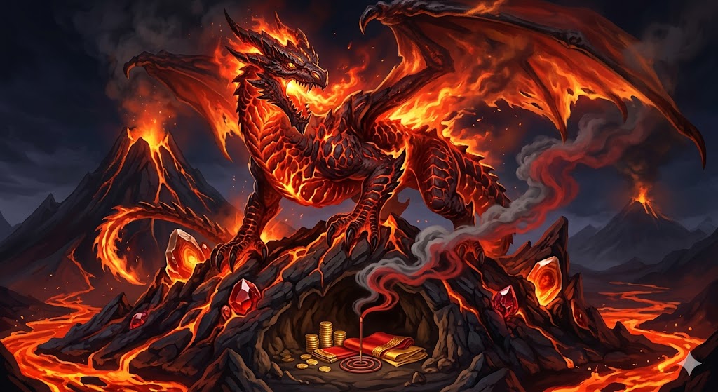 Pre-Conjure Crimson Dragon (image for) Pre-Conjure Crimson Dragon