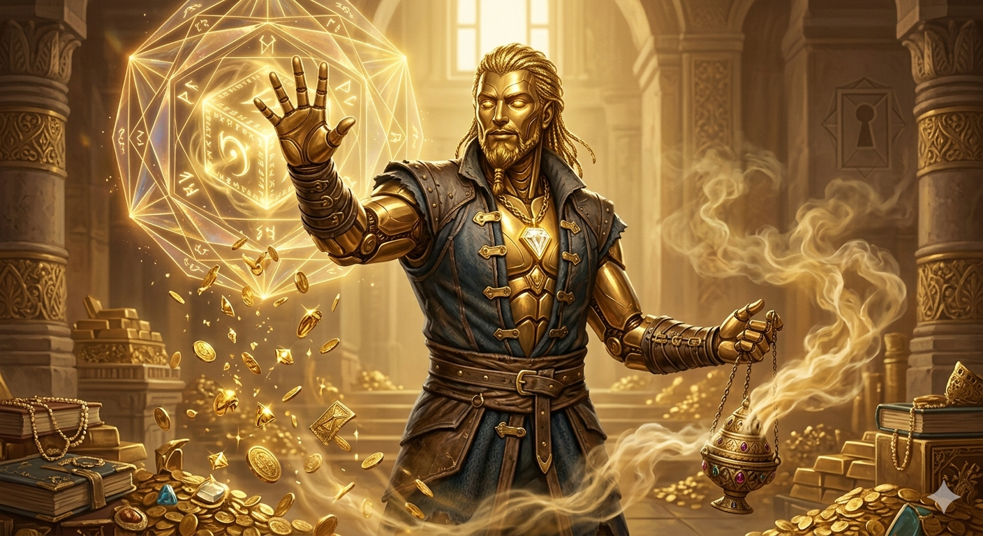 Pre-Conjure Gold Djinn