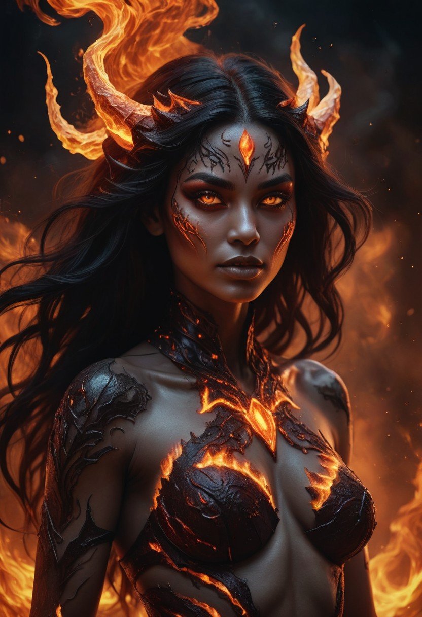 Pre-Conjure Lake of Fire Demoness (image for) Pre-Conjure Lake of Fire Demoness