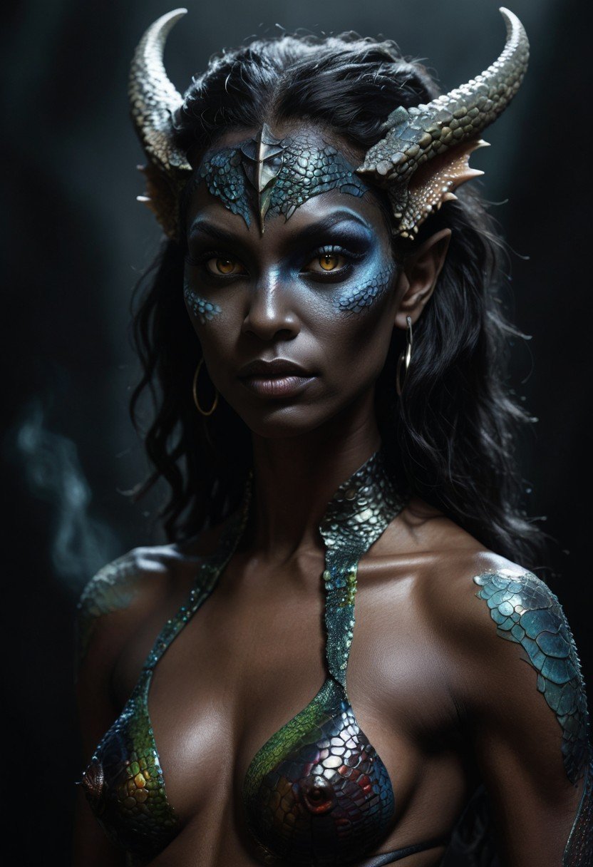 Pre-Conjure Reptilian Pit Demoness (image for) Pre-Conjure Reptilian Pit Demoness