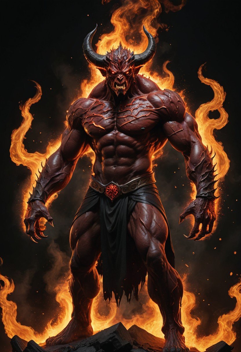 Pre-Conjure BA Hellfire Demon (image for) Pre-Conjure BA Hellfire Demon