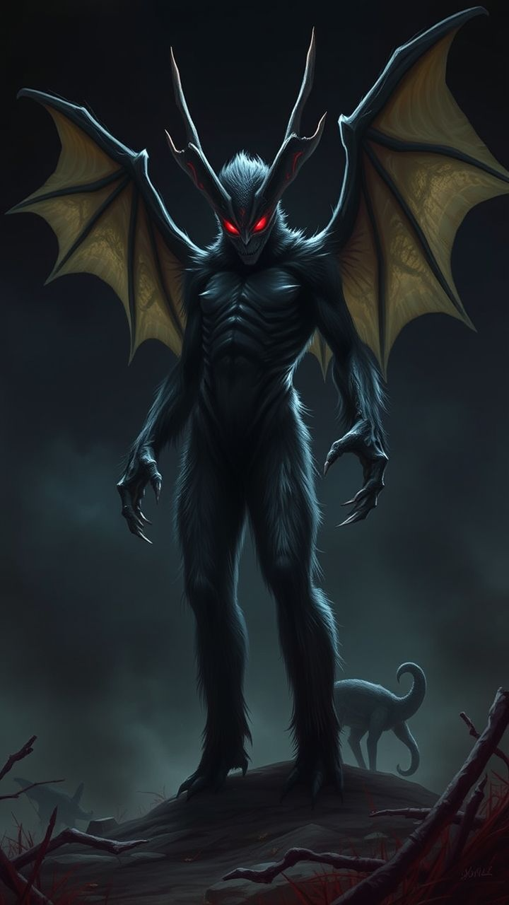 Pre-Conjure Mothman Demon