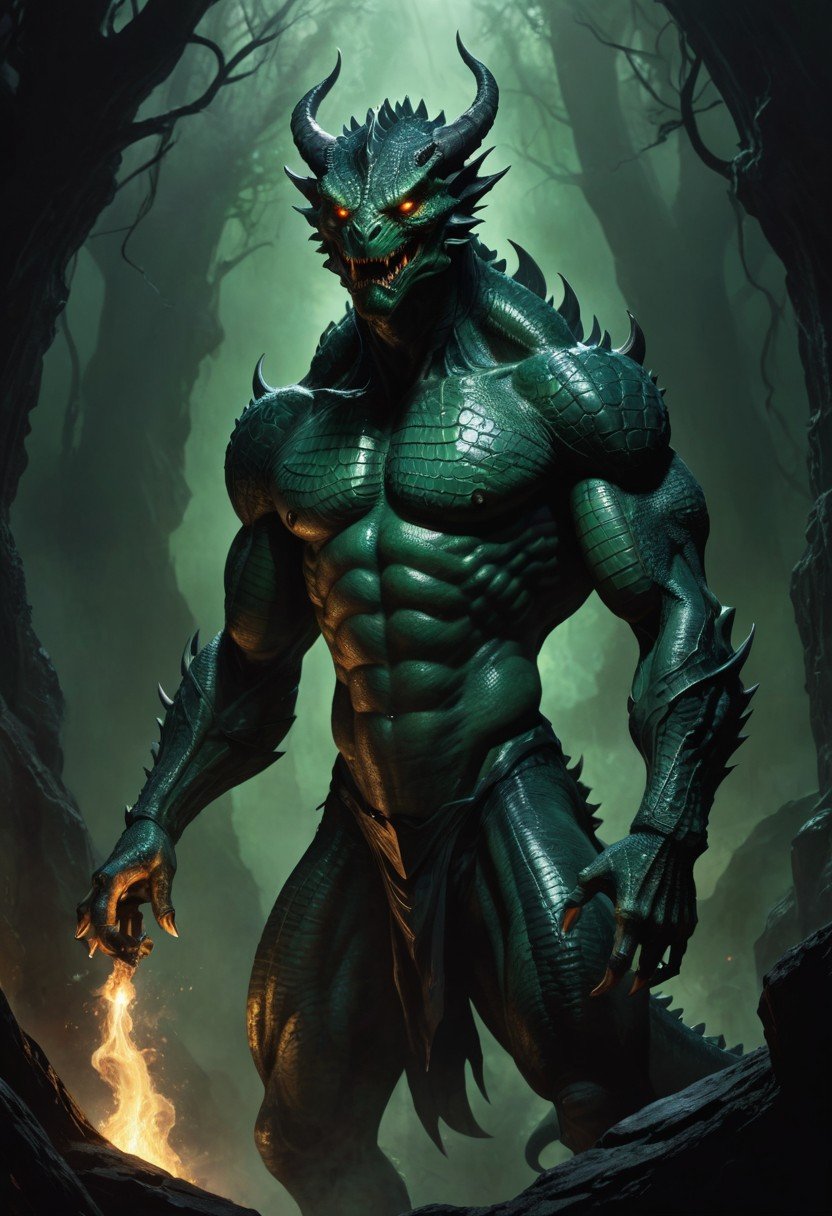 Pre-Conjure Reptilian Demon (image for) Pre-Conjure Reptilian Demon