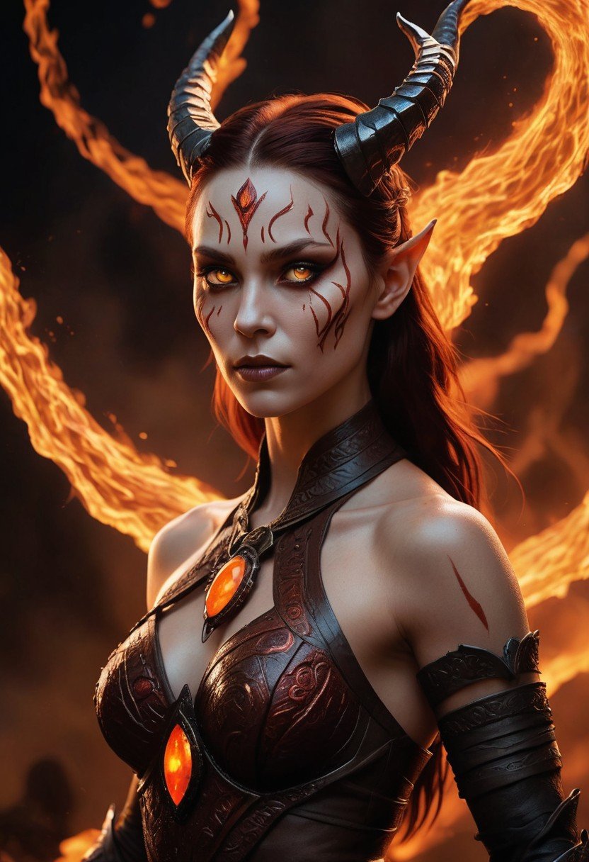 Pre-Conjure Lake of Fire Demoness (image for) Pre-Conjure Lake of Fire Demoness