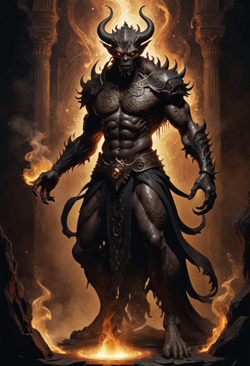 Pre-Conjure Pit Demon (image for) Pre-Conjure Pit Demon