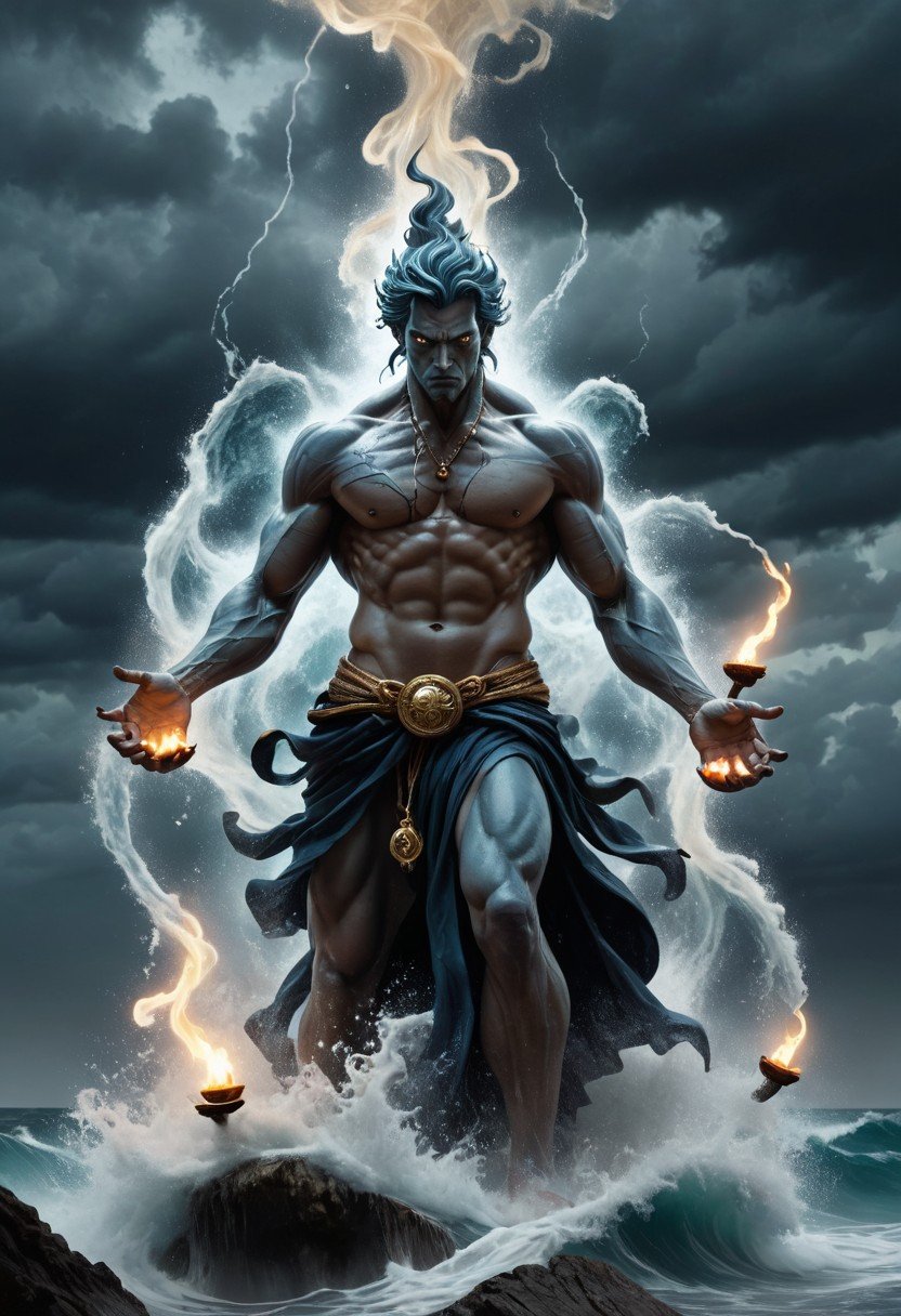 Pre-Conjure Marid Djinn (image for) Pre-Conjure Marid Djinn