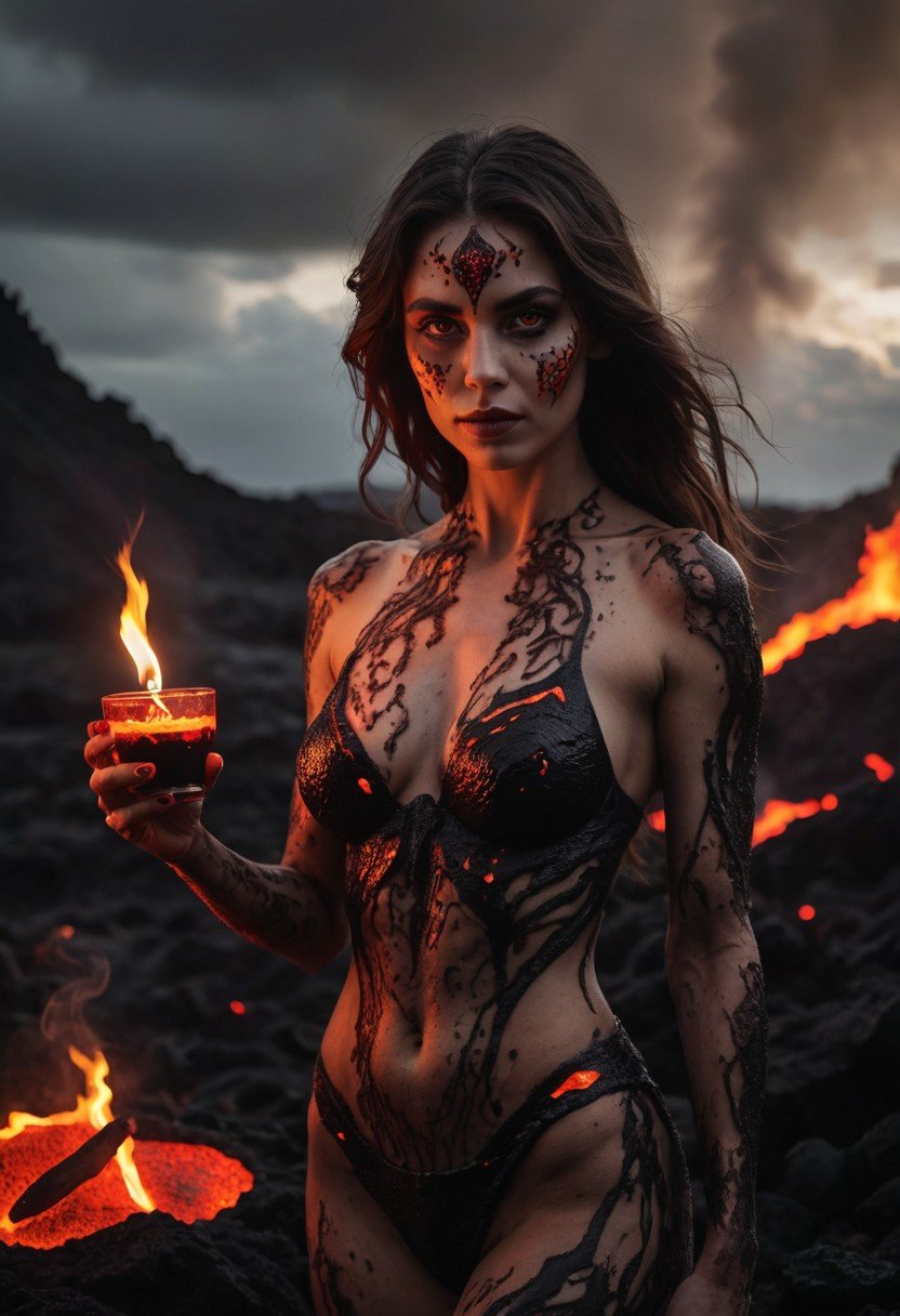 Pre-Conjure Lava Fields Demoness BA (image for) Pre-Conjure Lava Fields Demoness BA