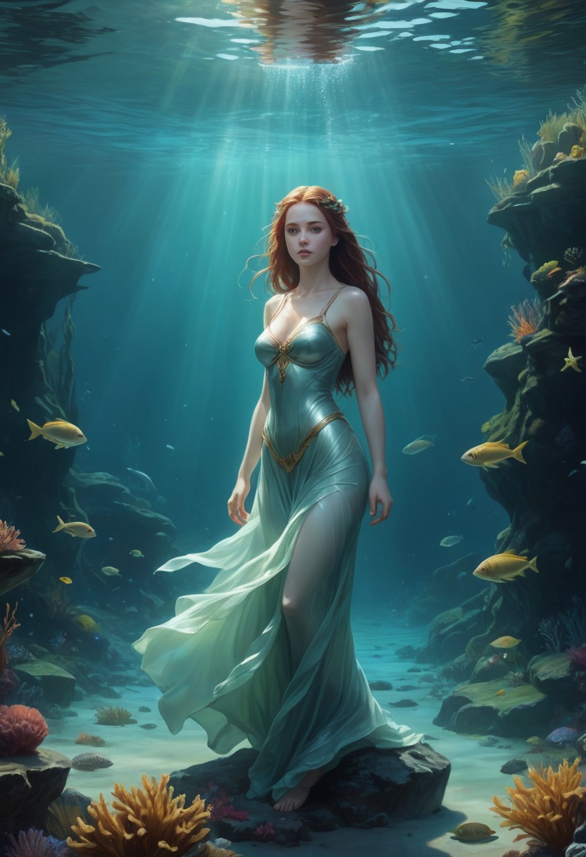 Pre-Conjure Ceasg Irish Mermaid