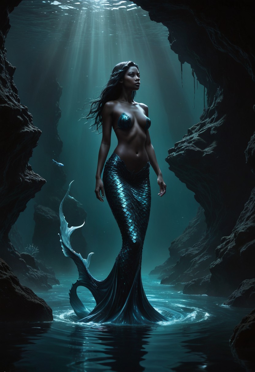 Pre-Conjure Black Water Mermaid (image for) Pre-Conjure Black Water Mermaid