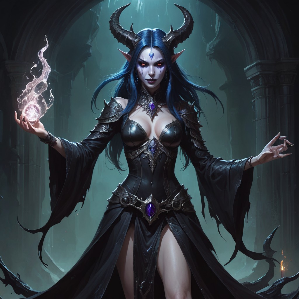 Pre-Conjure Void Demoness (image for) Pre-Conjure Void Demoness