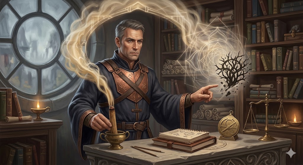 Pre-Conjure Human Warlock (image for) Pre-Conjure Human Warlock