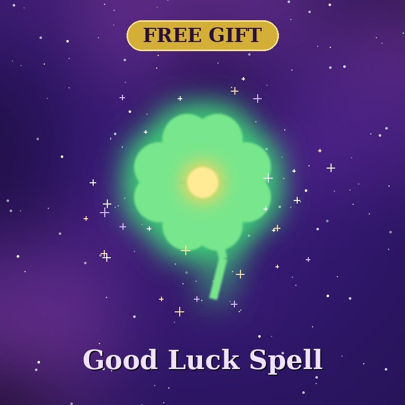 Free Good Luck Spell (image for) Free Good Luck Spell